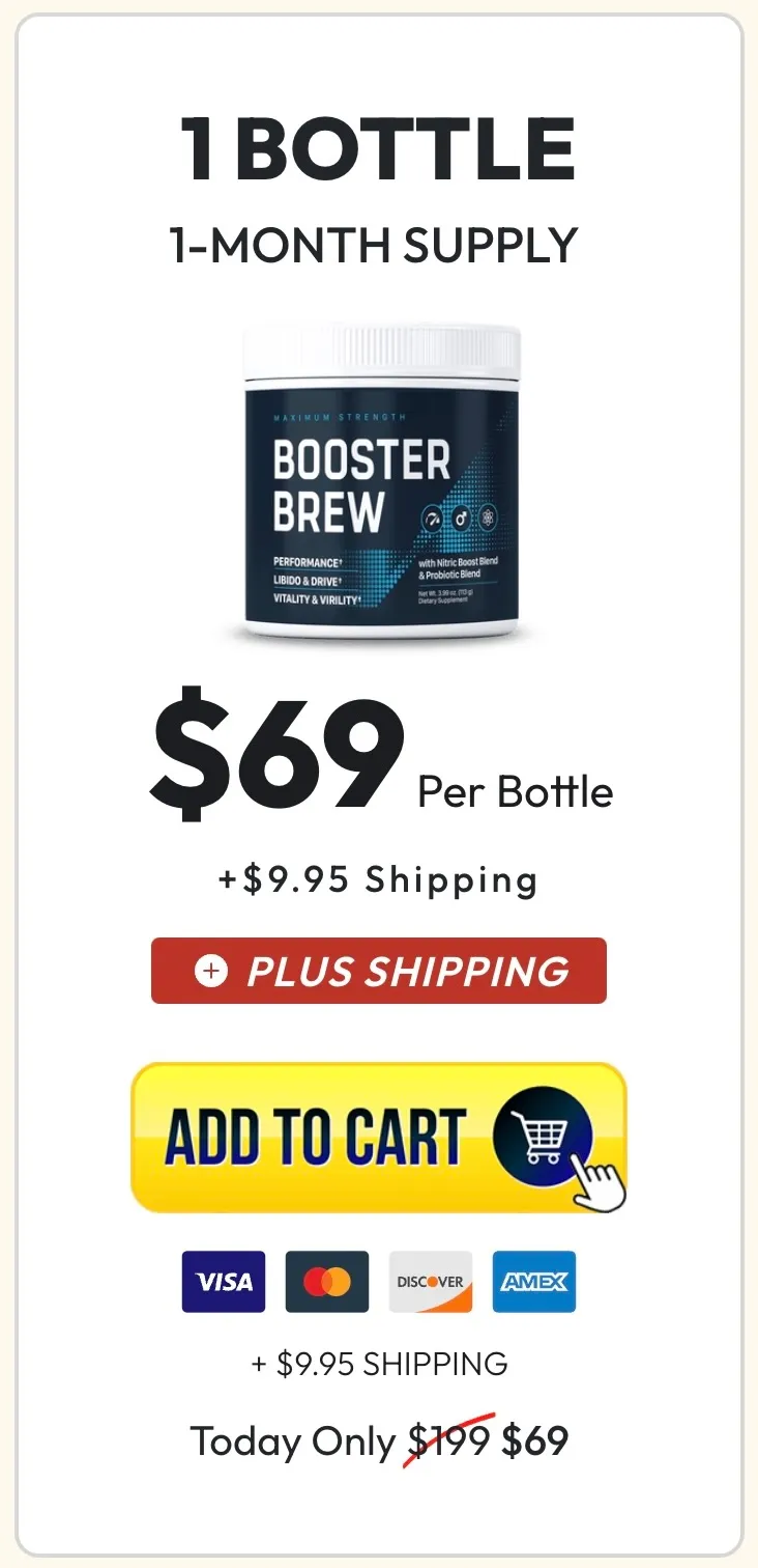 Booster Brew 1 bottle 1 month supply